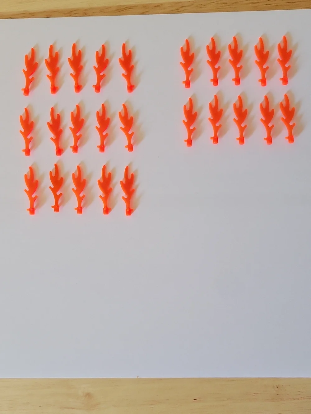 Lego Neon Orange Flames